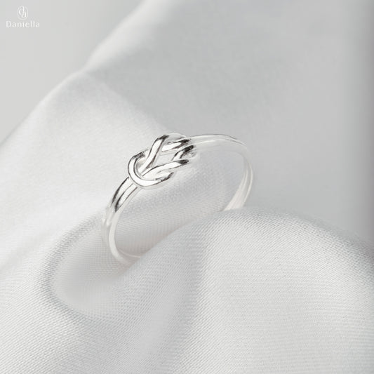 Sterling Silver 925 Infinite Bond Ring