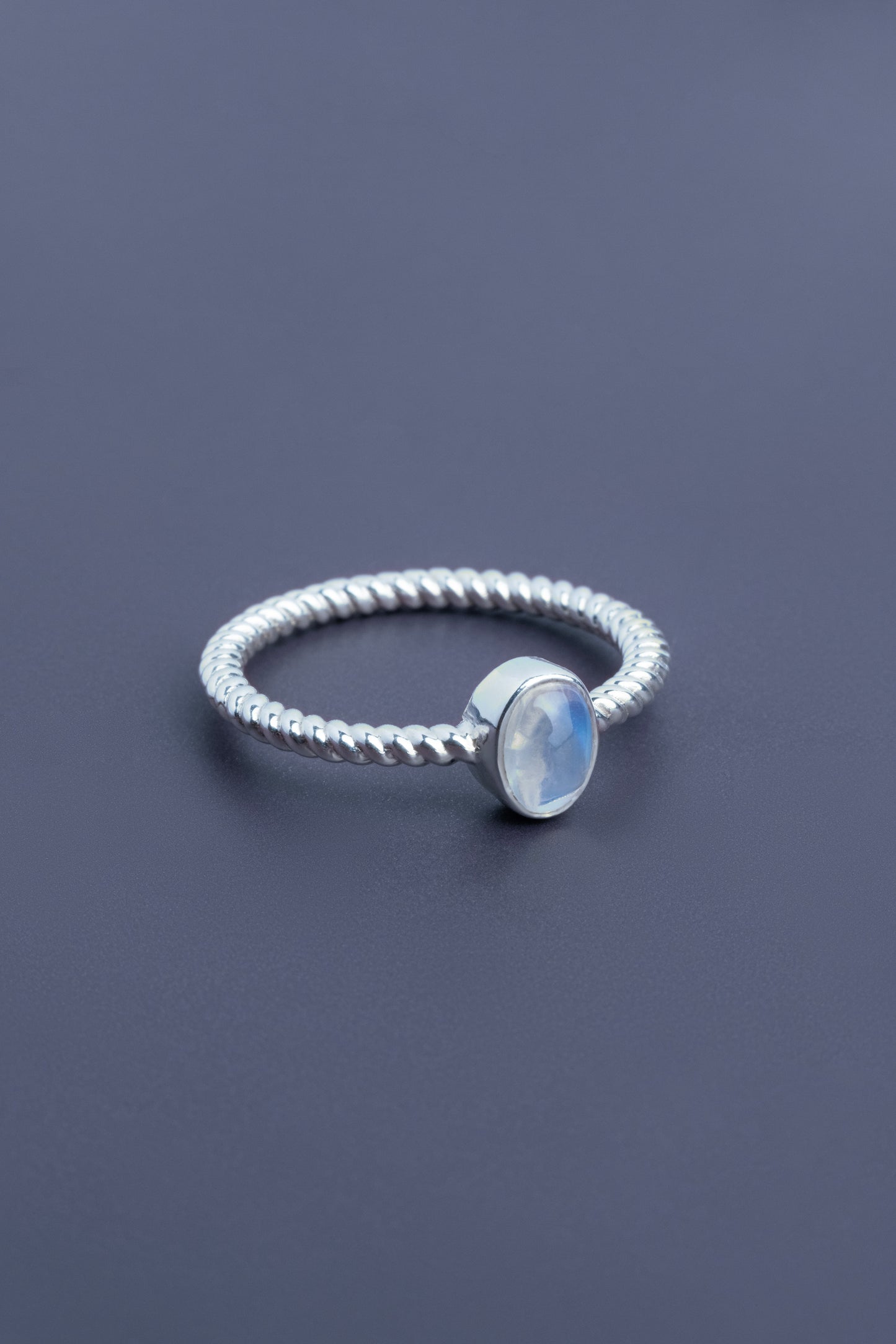 Sterling Silver 925 Lunar Dream Moonstone Ring