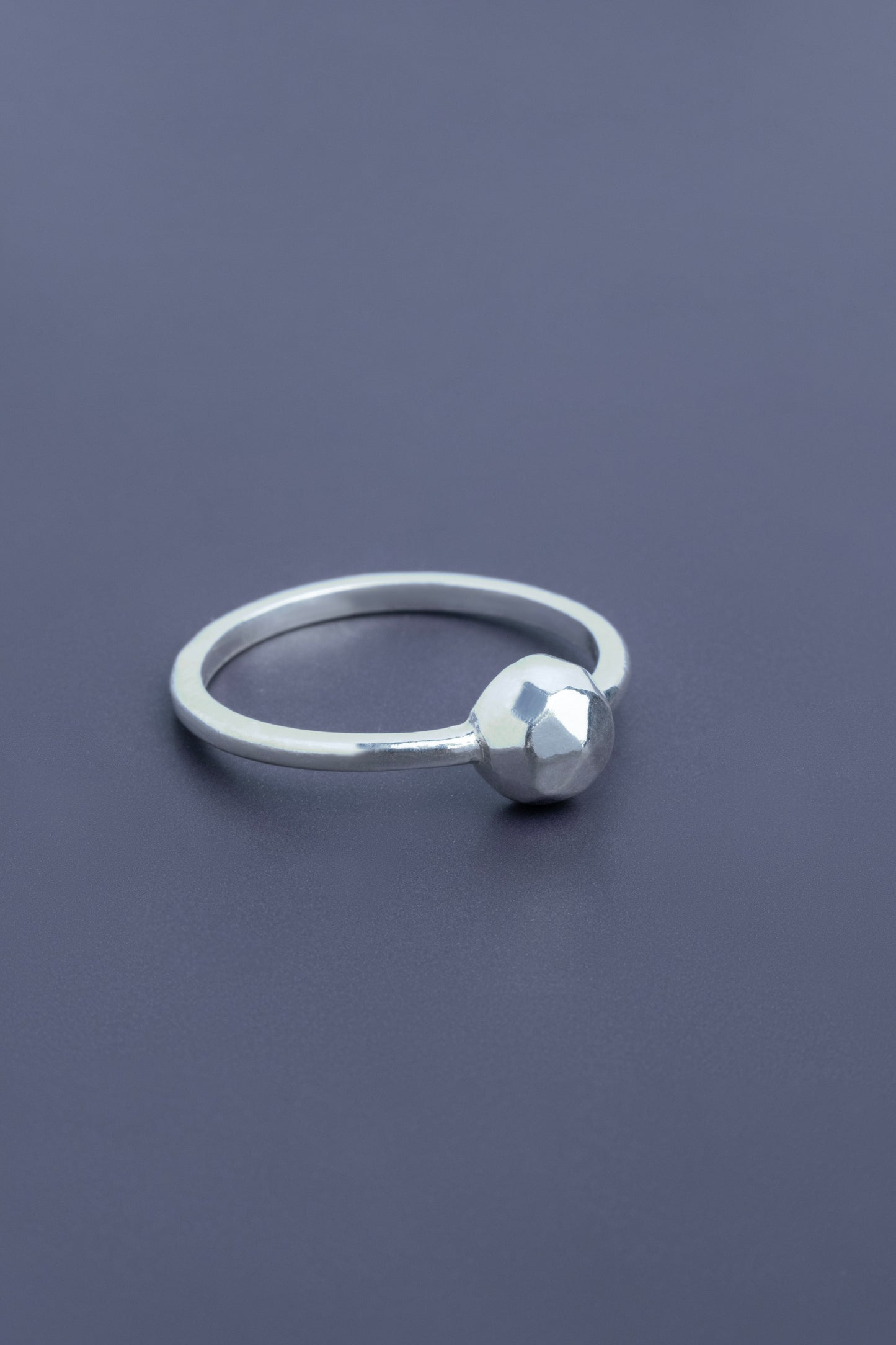 Sterling Silver 925 Luna Orb Ring